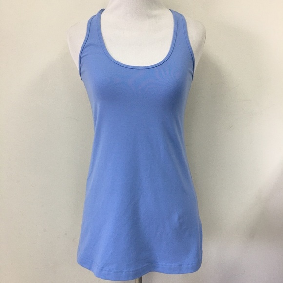 Lululemon Cool Racerback Tank Top Size 6 Gray Blue - Picture 2 of 7